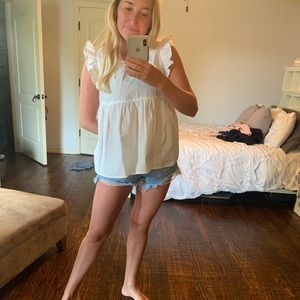 Shein white summer too with bow in back!!